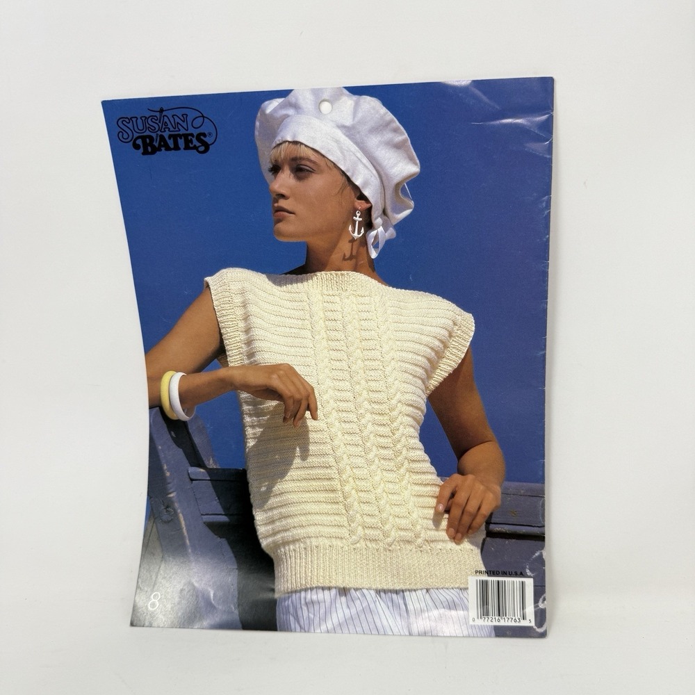 Jaeger Monte Cristo Susan Bates 1986 No 17763, Vintage Knit and Crochet Patterns - Picture 2 of 3